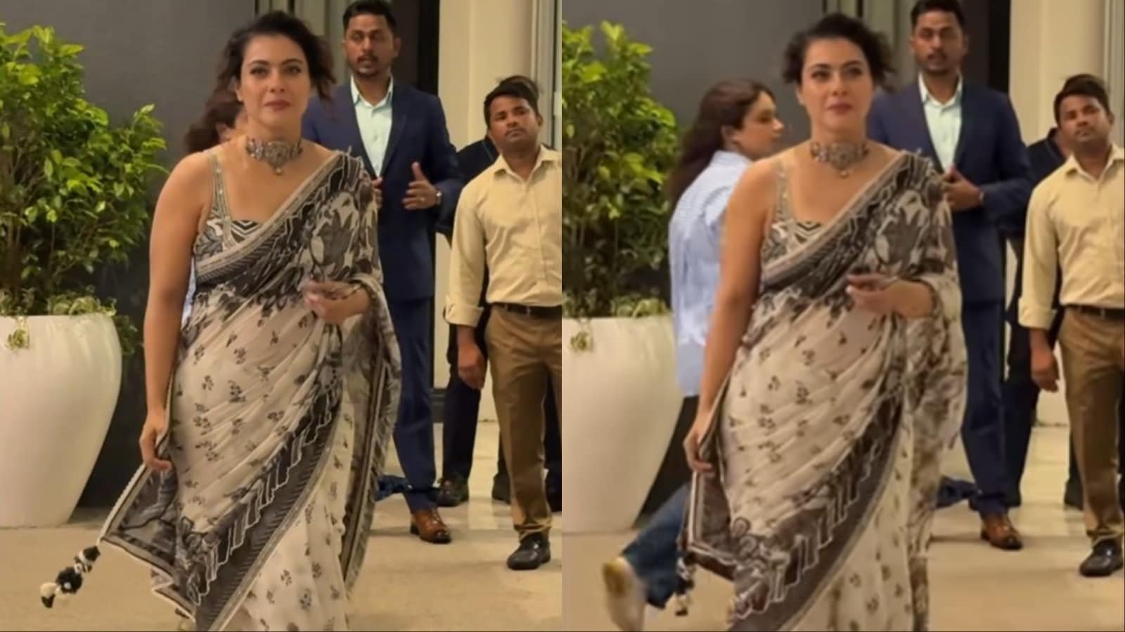 Kajol’s Black And White Kalamkari Saree Is A Modern Ode To Indian Artistry | Lifestyle News