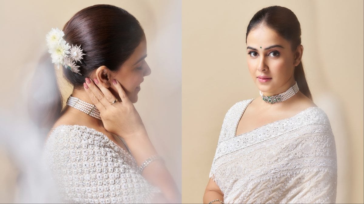 Genelia Deshmukh Looks Regal In A Chikankari Saree At Sitaare Zameen Par Premiere | Lifestyle News