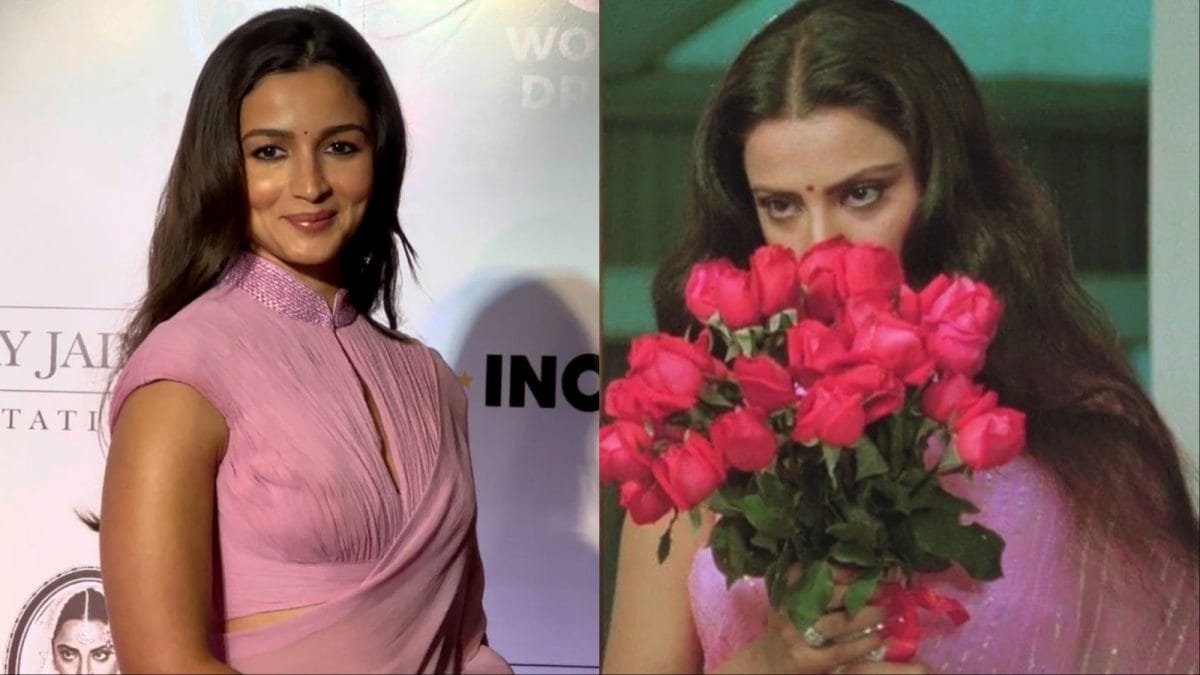Alia Bhatt Pays Ode To Rekha In A Tarun Tahiliani Saree At Umrao Jaan Screening | Lifestyle News