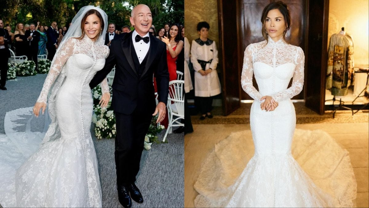 Lauren Sanchez’s Dolce & Gabbana Wedding Gown Is An Ode To 1950s Glamour | Lifestyle News