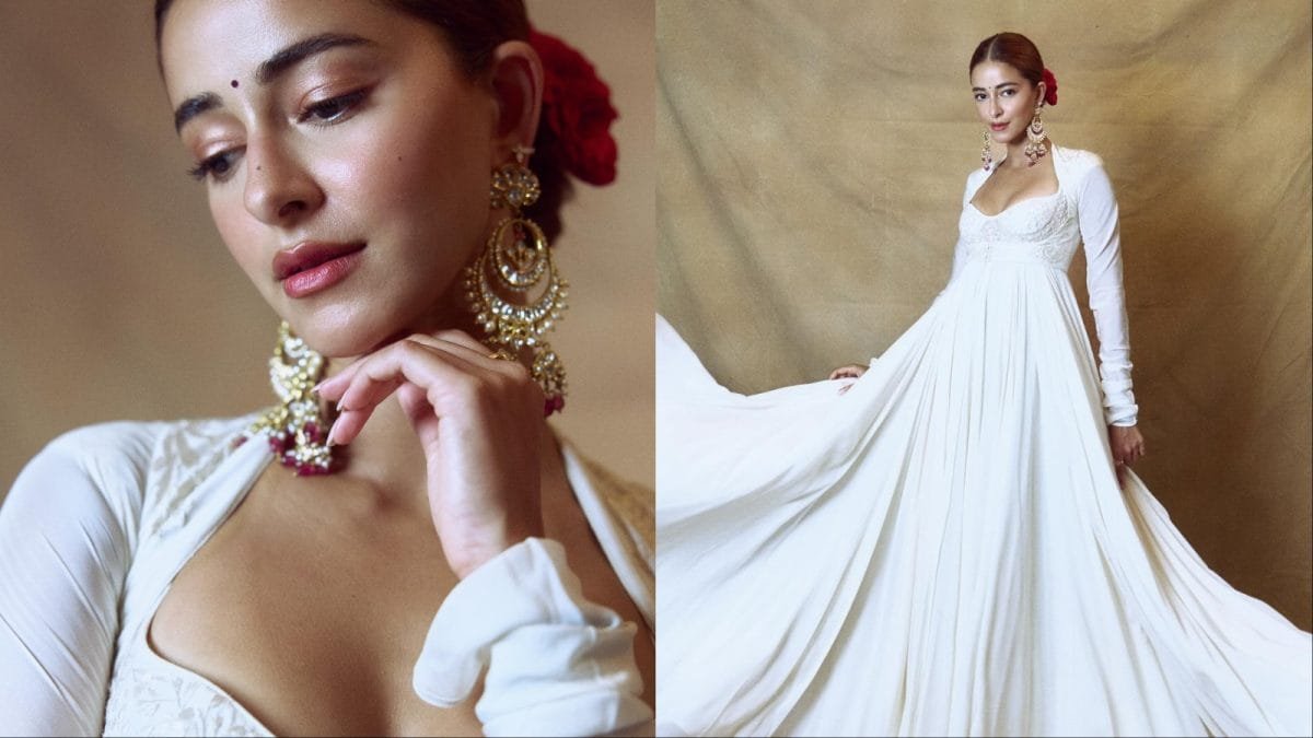 Ananya Panday Revives Rekha’s Umrao Jaan Aura In A Rohit Bal White Anarkali | Lifestyle News