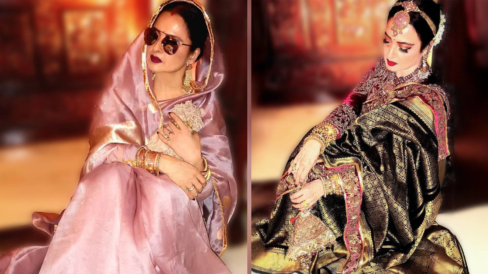 Decoding Legendary Actress Rekha's Best Saree Looks of 2025 So Far