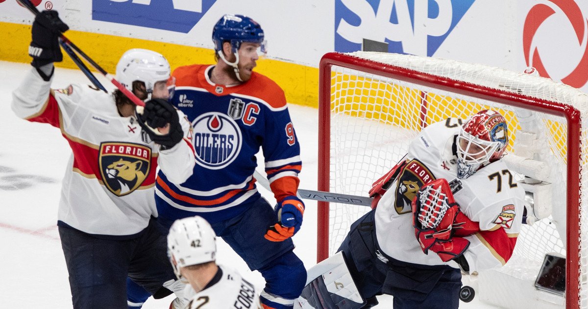 Panthers close in on 2nd straight Stanley Cup title by beating the Oilers 5-2 in Game 5