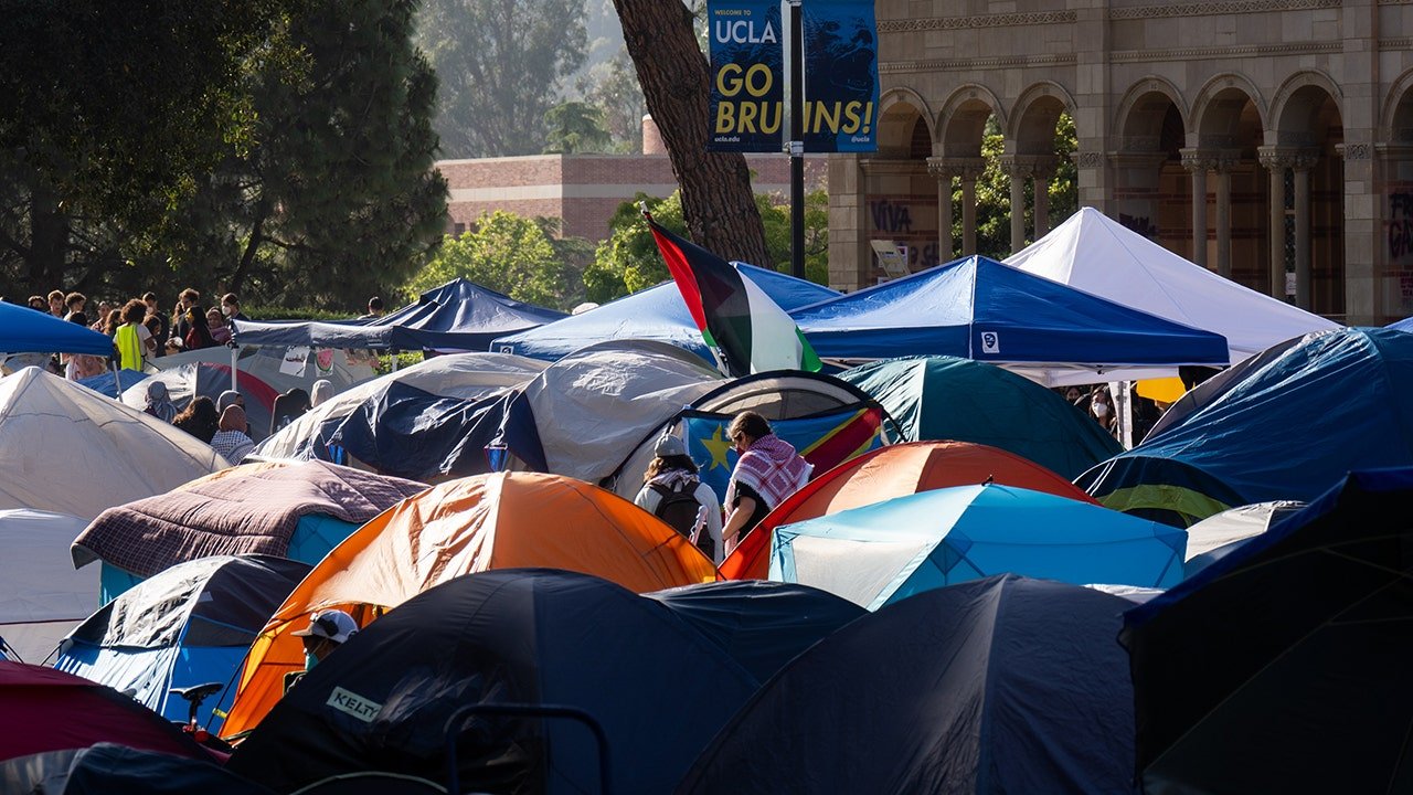 UCLA speaker sparks outrage with 'river to sea' chant at graduation