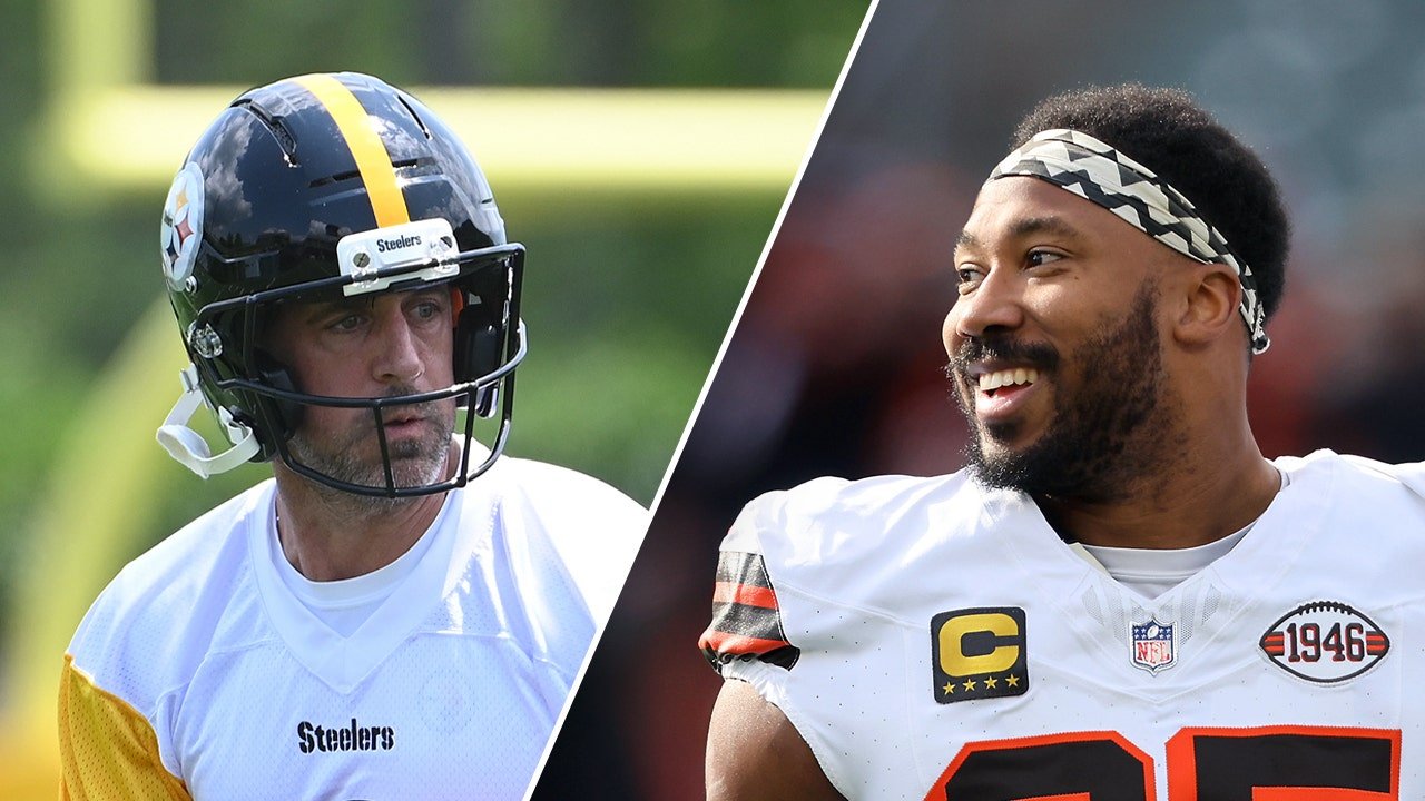 Myles Garrett aims to add Steelers' Aaron Rodgers to his sack collection