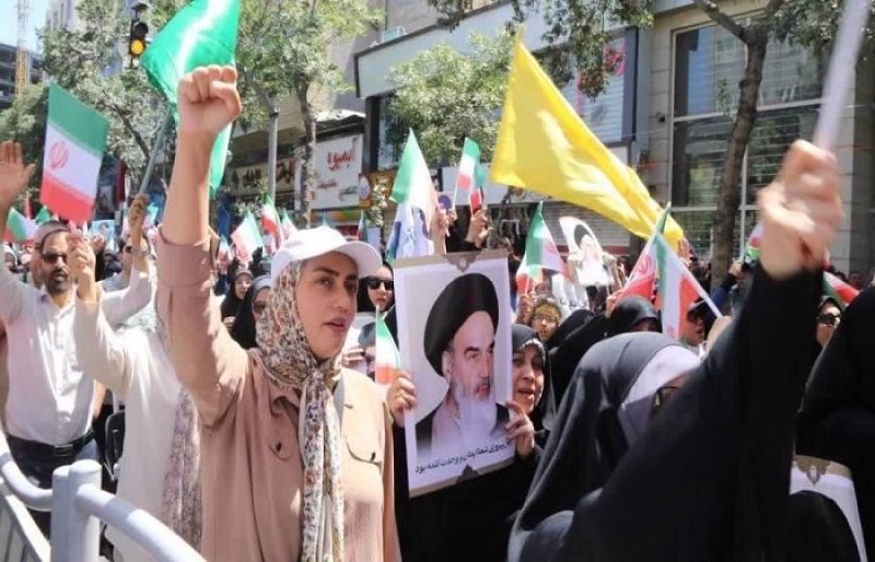 Iranians rally nationwide in support of armed forces amid Israeli aggression