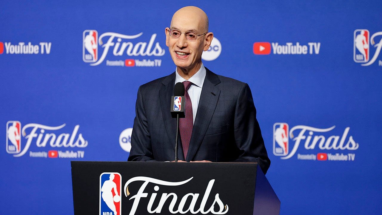 Adam Silver defended 'disappearing' NBA Finals on-court decals