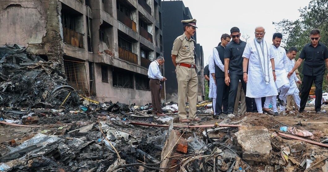 Air India plane crash investigators reportedly find first "black box" from Boeing 787-8 wreckage in Ahmedabad