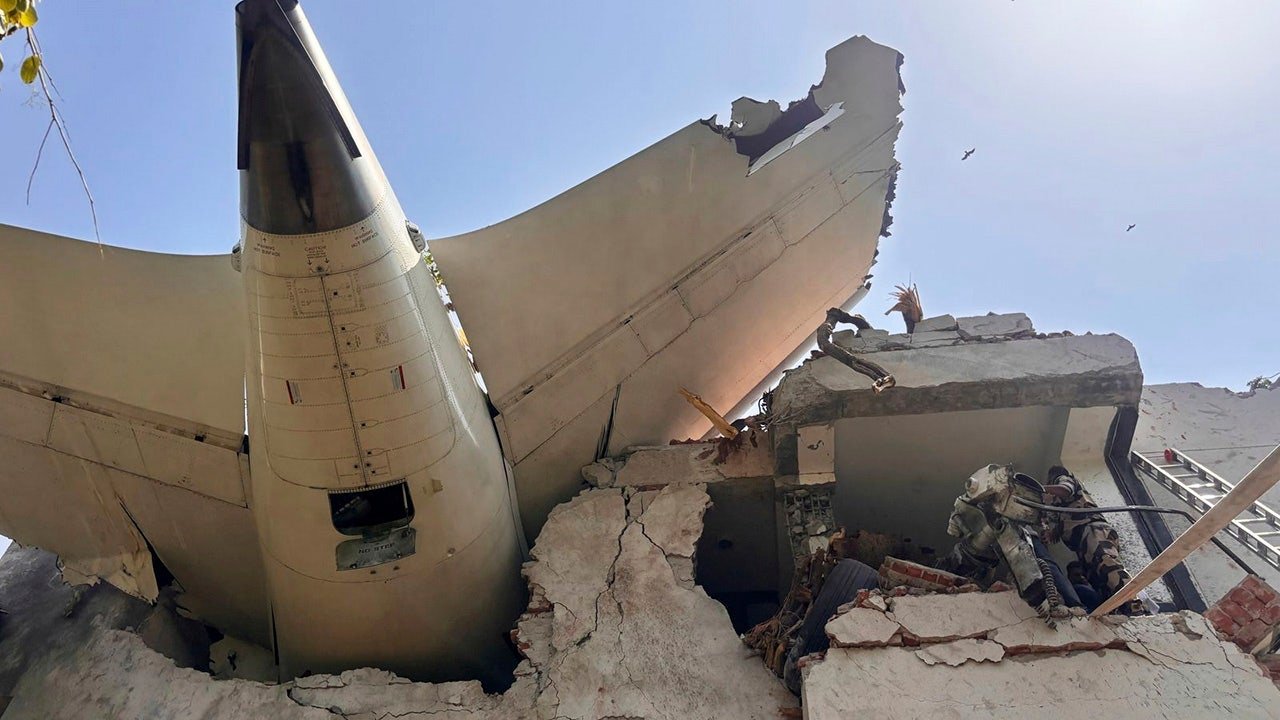 Air India plane crashes after takeoff in Ahmedadbad as reports emerge of survivor