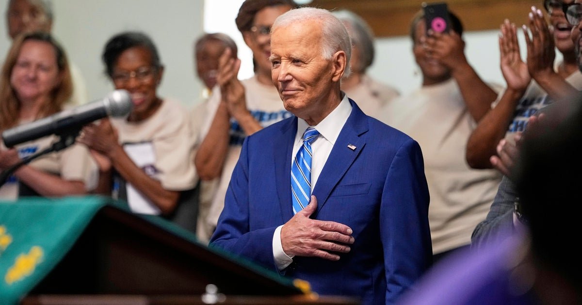 Biden pans "efforts to erase history" — and takes veiled shot at Trump — in Juneteenth event at Texas church
