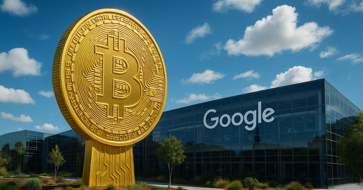 Bitcoin market cap overtakes Google's $2.1 billion valuation as crypto equities also rise
