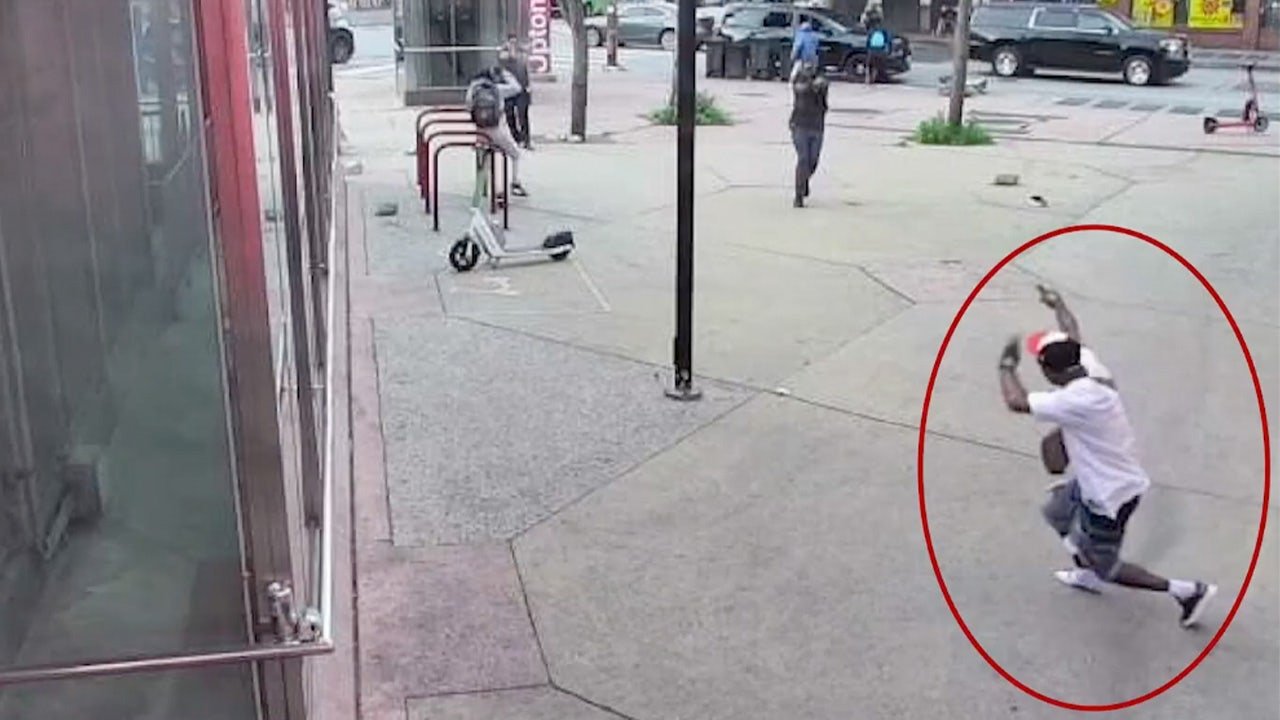 Bodycam shows fatal Baltimore police shooting that injured officer