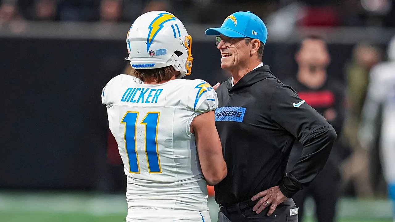 Jim Harbaugh 'loves you like your own parents,' Chargers kicker says