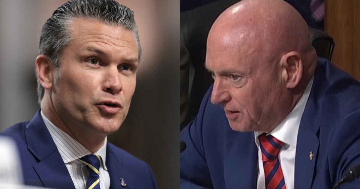 Sen. Kelly grills Hegseth about "Golden Dome" and cuts that may affect its success