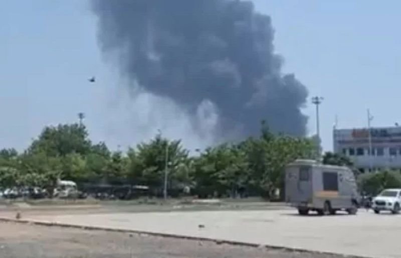 Air India Plane Carrying Over 240 Passengers Crashes in Ahmedabad