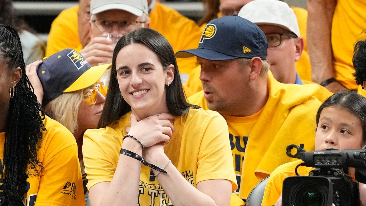 Caitlin Clark mimics choke sign as Pacers take 2-1 NBA Finals lead