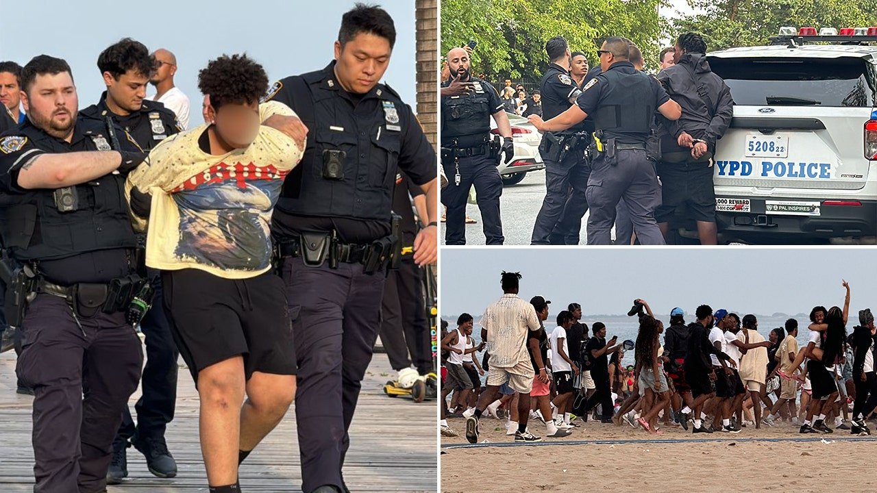 NYPD cracks down on beach melee at Coney Island as temps soar