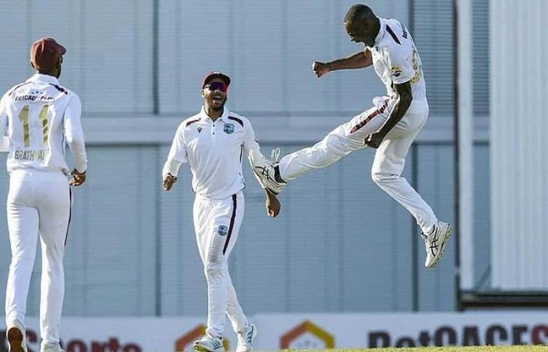 Australia ahead by 82 runs as Test against West Indies hangs in balance