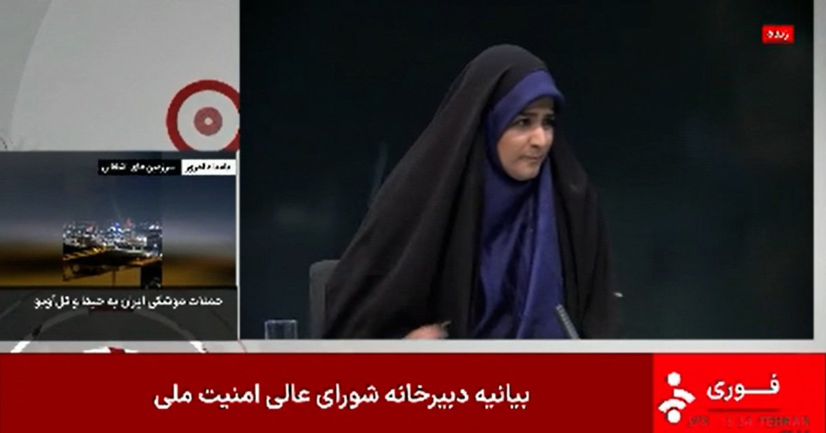 Iranian news anchor interrupted after missile hits TV studio