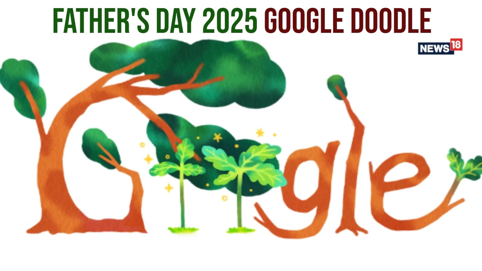 Father's Day 2025: Google Doodle Celebrates Dads With 'G' Sprouting Leaves