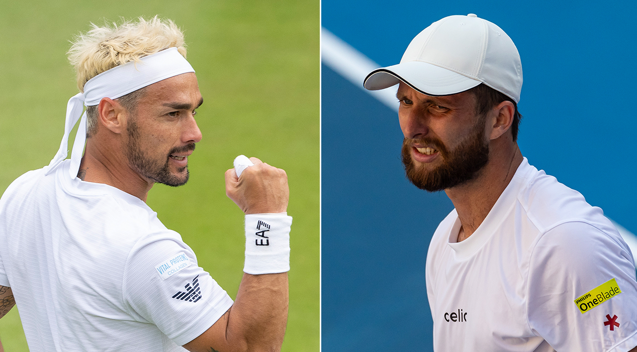 Fognini calls Moutet 'little pig' during tense handshake at Stuttgart Open