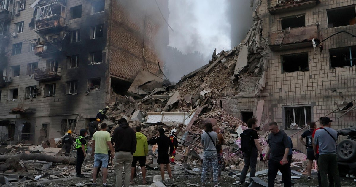 Russian drone, missile attack on Kyiv kills at least 14, injures dozens, Ukrainian officials say
