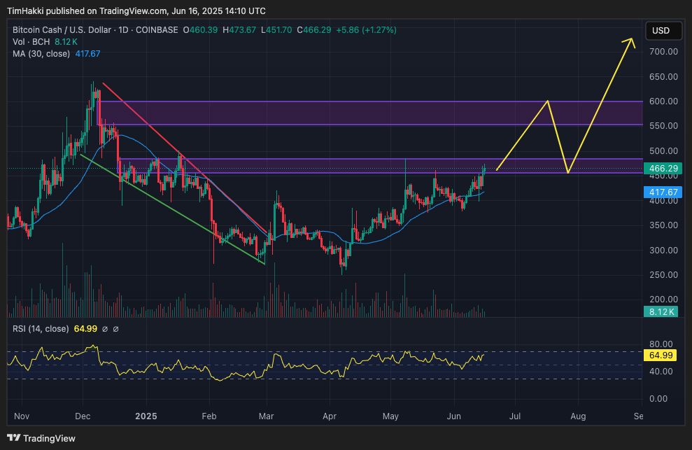 Bitcoin Cash Price Prediction: 7% Pump Raises Big Question – BCH Ready to Outshine Bitcoin in 2025?