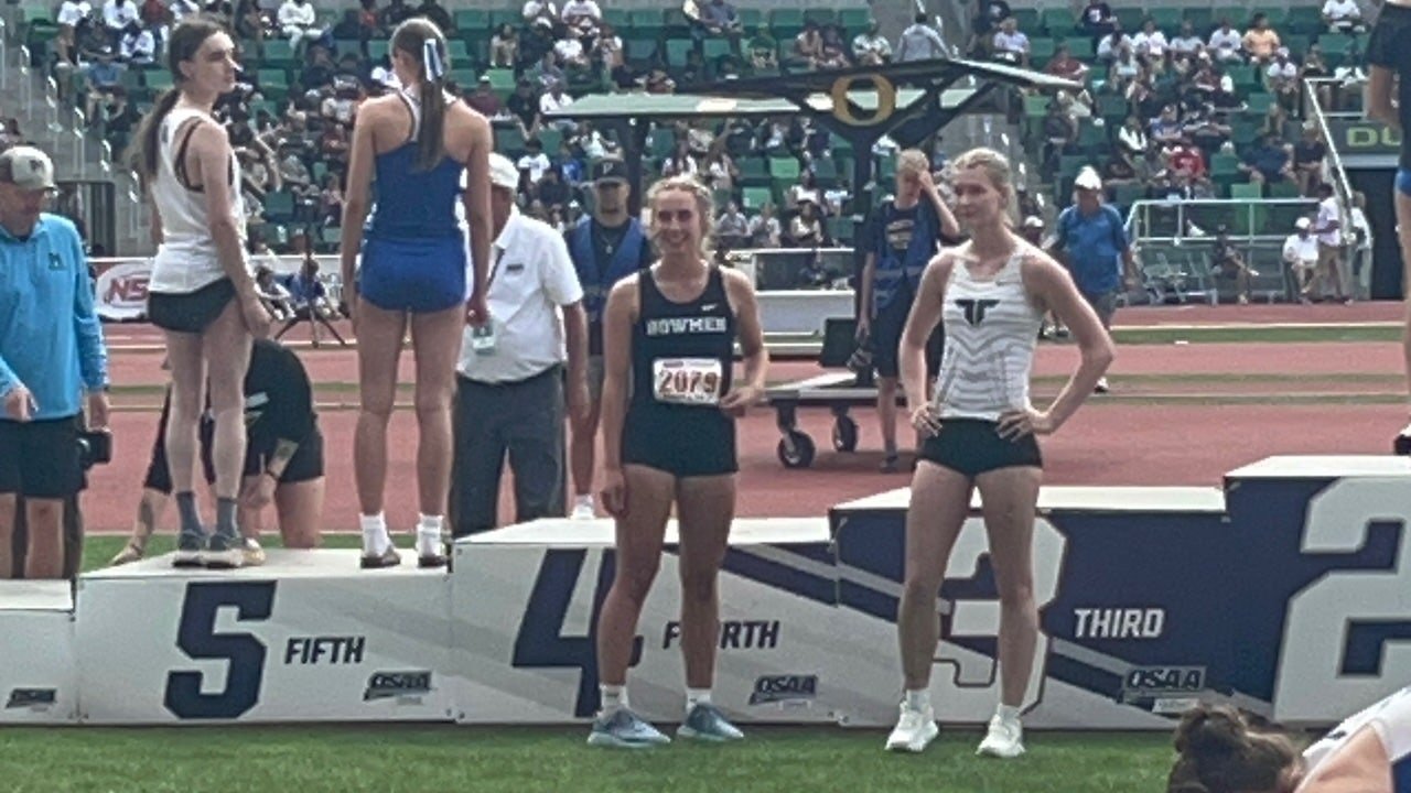 Oregon female athletes step down from medal podium next to trans competitor