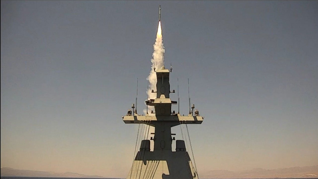 Israel's new 'Barak Magen' aerial defense system intercepts Iranian drones