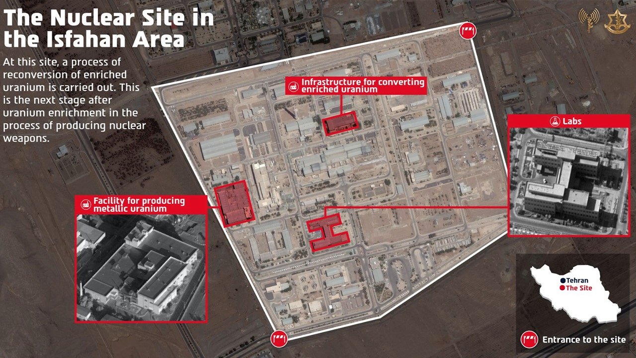 Israel strikes Iran's Isfahan nuclear site targeting uranium facility
