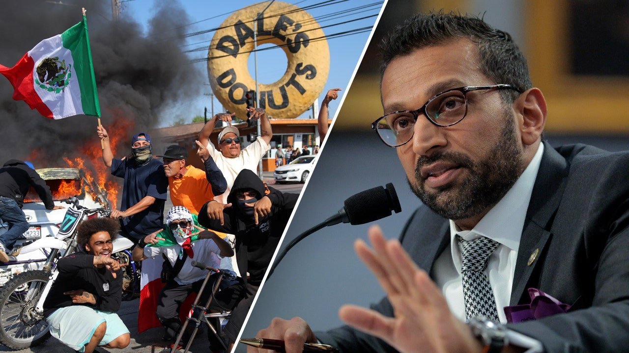 FBI Director Kash Patel warns rioters after anti-ICE protests injure agents in Los Angeles