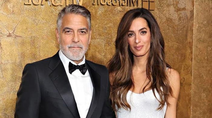 George Clooney, Amal Clooney turn up heat on 2025 Tony Awards red carpet