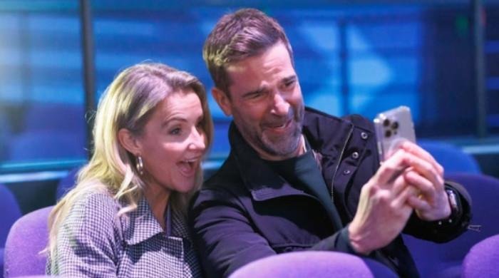 Helen Skelton, Gethin Jones all smiles after 'flirty' spa date