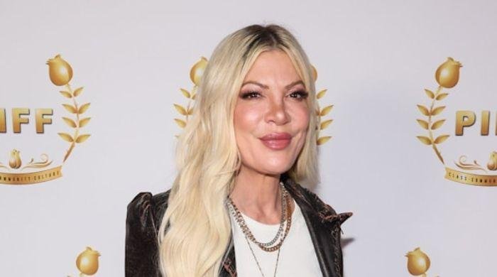 Tori Spelling reacts after son's bold business idea