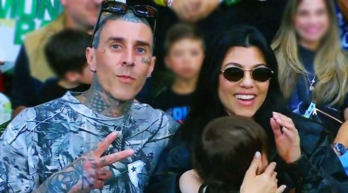 Kourtney Kardashian shares new photos of baby Rocky after his face reveal