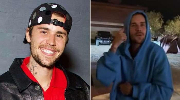 Justin Bieber mocks himself over 'standing on business' meme