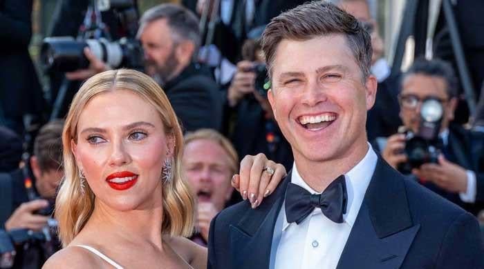 Scarlett Johansson, Colin Jost stun at ‘Jurassic World Rebirth’ premiere