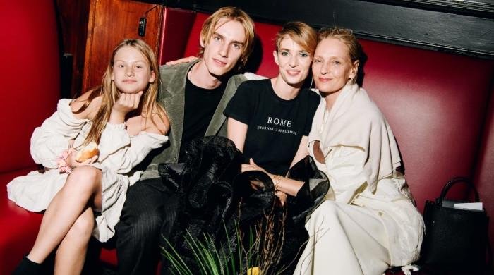 Uma Thurman gushes over children successful careers