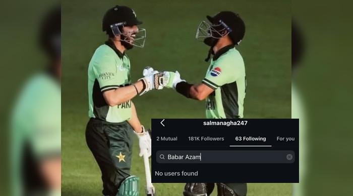 Did Salman Ali Agha unfollow Babar Azam on Instagram?