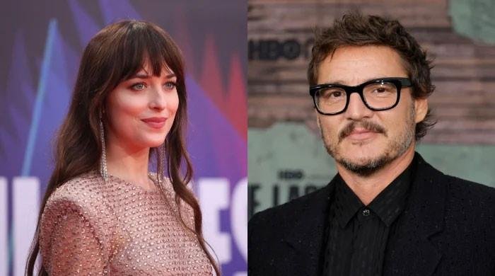 Dakota Johnson tells 'Materialist' costar Pedro Pascal's bizarre new habit