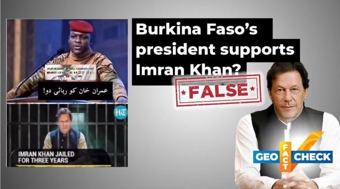 Burkina Faso's president supports Imran Khan?