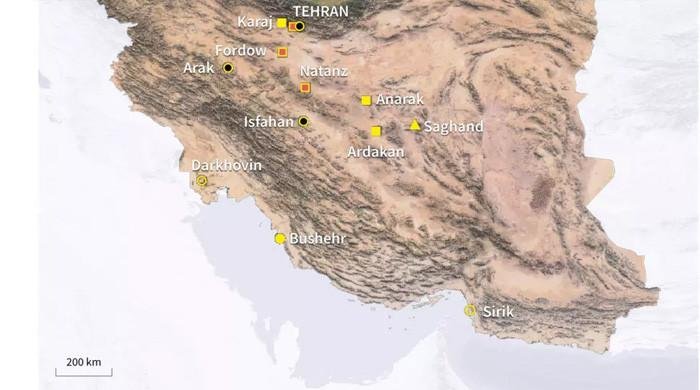 Iran's nuclear programme: The key sites