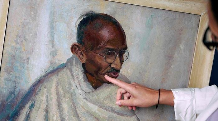 Rare Gandhi portrait up for UK sale