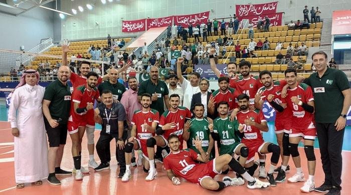 Pakistan reach Asian Volleyball Nations Cup semis after beating Indonesia