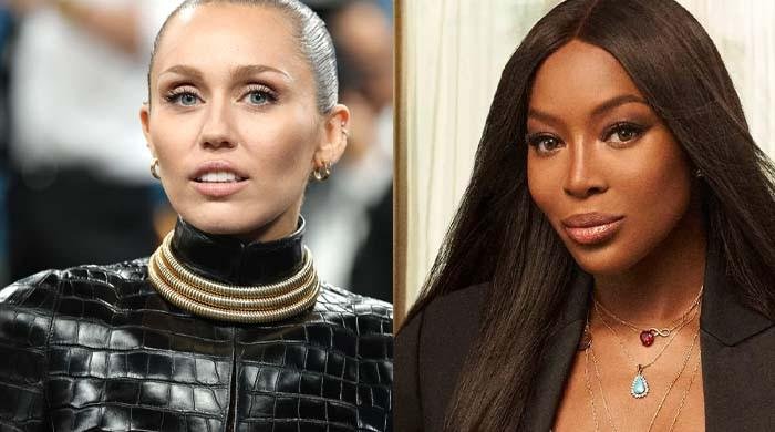 Miley Cyrus gets huge support from Naomi Campbell for 'Something Beautiful'