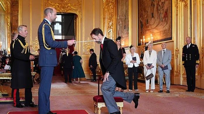 Gareth Southgate receives knighthood