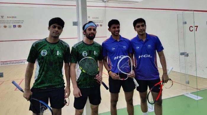 Pakistan bags silver in Asian doubles Squash Championship final against India