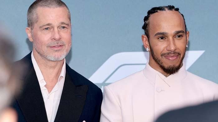 Brad Pitt leaves Lewis Hamilton impressed on 'F1'