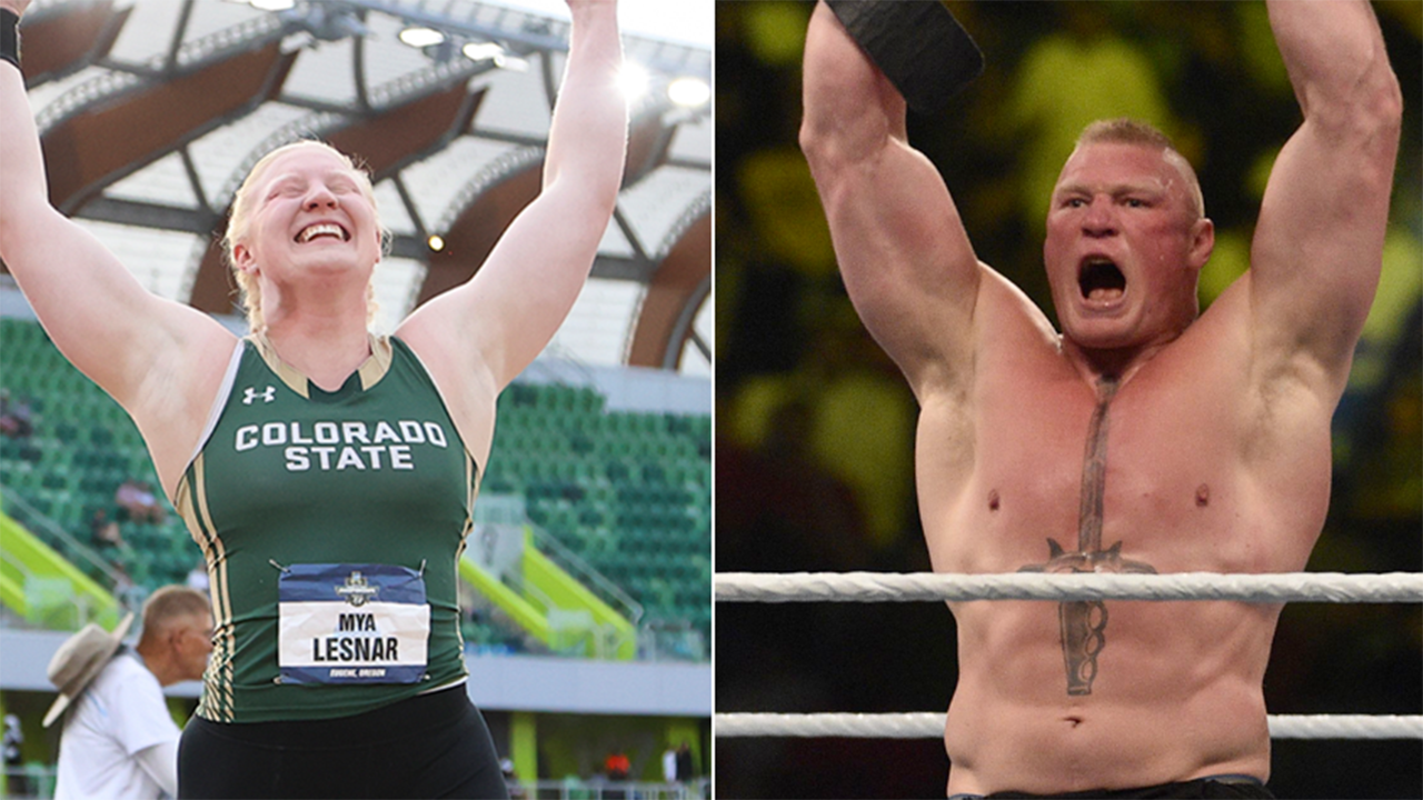 Brock Lesnar's daughter Mya wins NCAA women's shot put championship