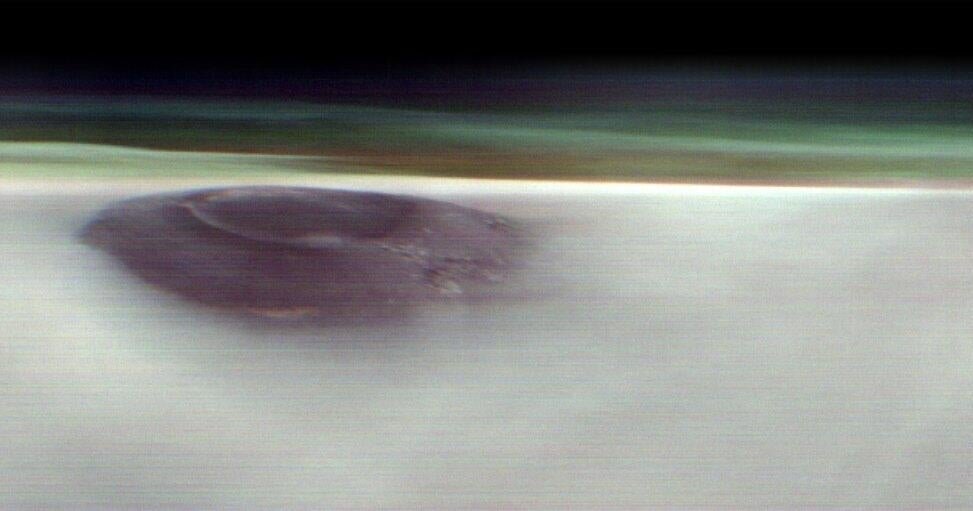 Mars volcano twice as big as Earth's tallest one seen poking through clouds in first-of-its-kind image